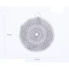 6x6 Inch Metal Ring Mesh Cleaning Ball with free Hanging Hook