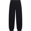 Li Ning Sports Lifestyle Series однотонные, со средней посадкой, удобные, дышащие, с манжетами, трикотажные спортивные брюки женские, черные AKLT186-2