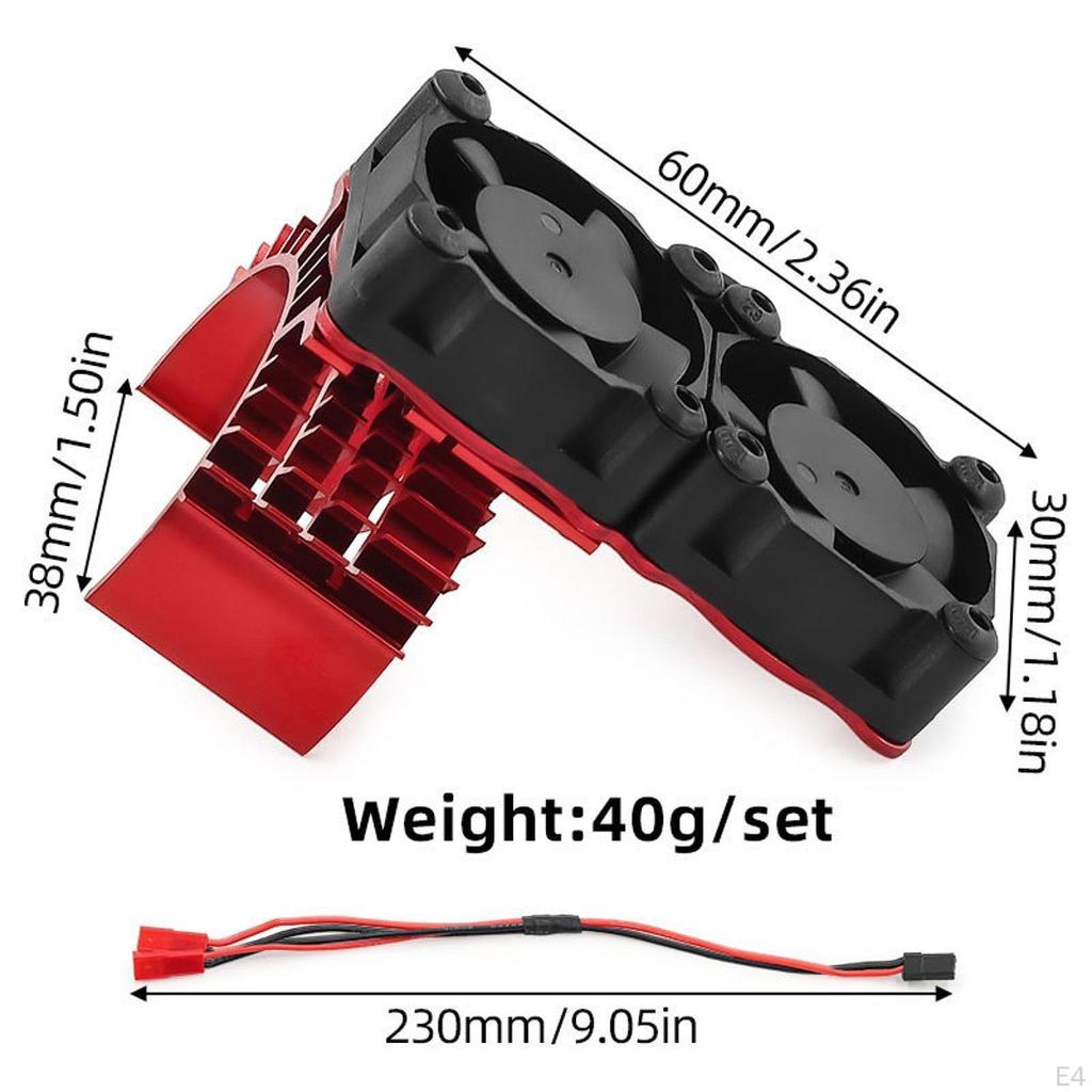 RC Car Motor Cooling Fan Aluminum Alloy Accessory Direct Replaces Spare Parts