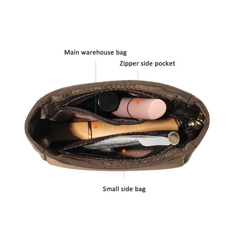 EverToner Nylon Insert For G Retro mini Tote Bag Music Sheet Bag Organizer Storage Makeup Purse Insert Organizer