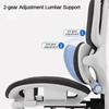 Ergonomic Office Chair, High Back Mesh Chair, Swivel Desk Chair with Adjustable Lumbar Support, Computer Gaming Chair for Home
