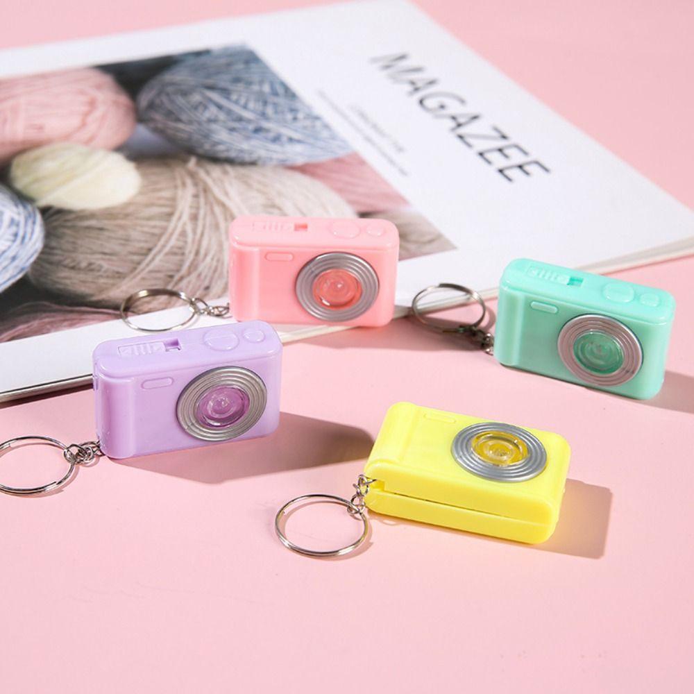 LED Camera Car Key Ring Plastic Mini Camera Toy LED Keychains  Children Toys