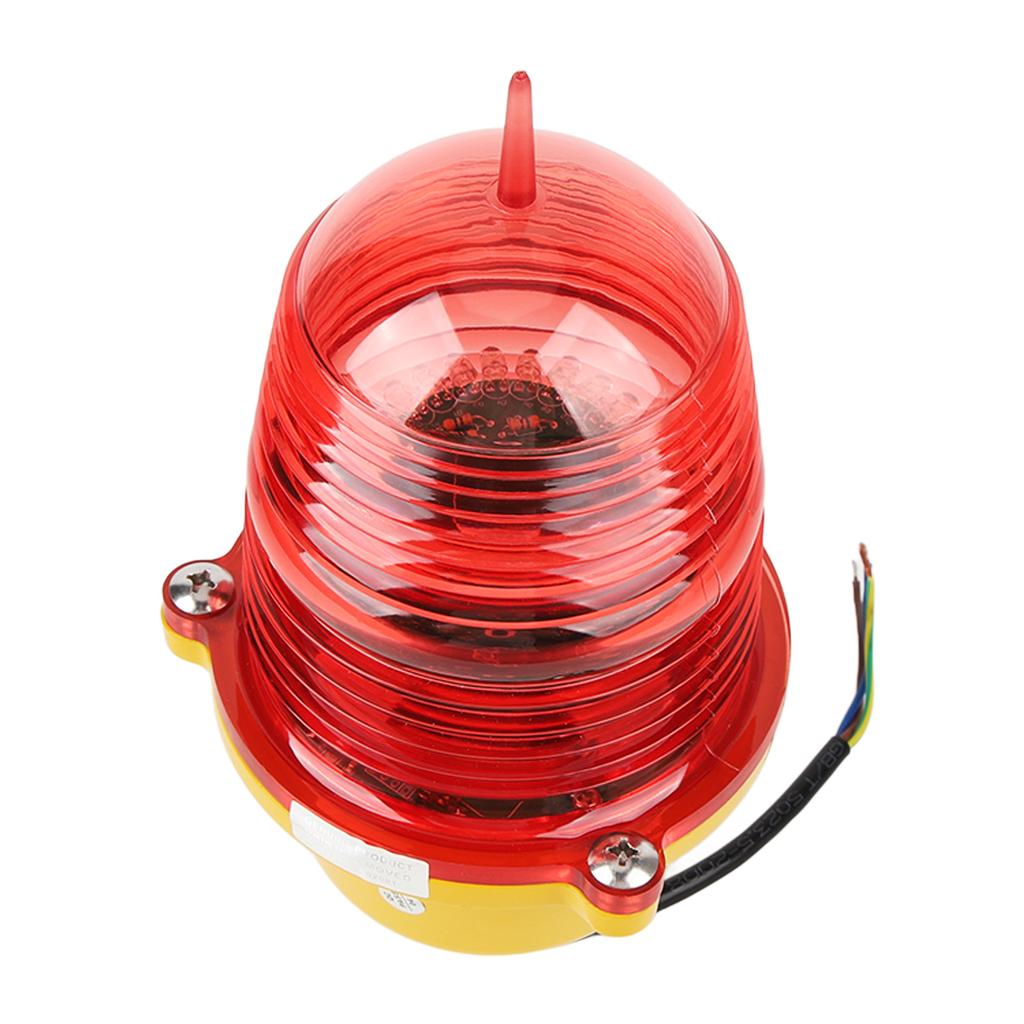 Aviation Obstruction Light Super Bright Impact Resistant Aviation Obstruction Light for Marine Boat AC220V Constant