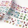 Xiaomi 10pcs Butterfly Nail Foils Transfer Stickers Pink Blue Butterflies Nail Art Decals Slider Decorations Manicure Full Wraps Tips
