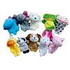 10pcs Cartoon Biological Animal Finger Puppet Storytelling Hand Puppet Plush Toys Baby Dolls Funny Kids Christmas Gift