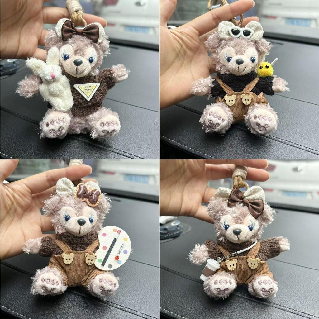 Charming Fox Plush Keychain Doll Colorful And Fun Miniature Gift For All Ages