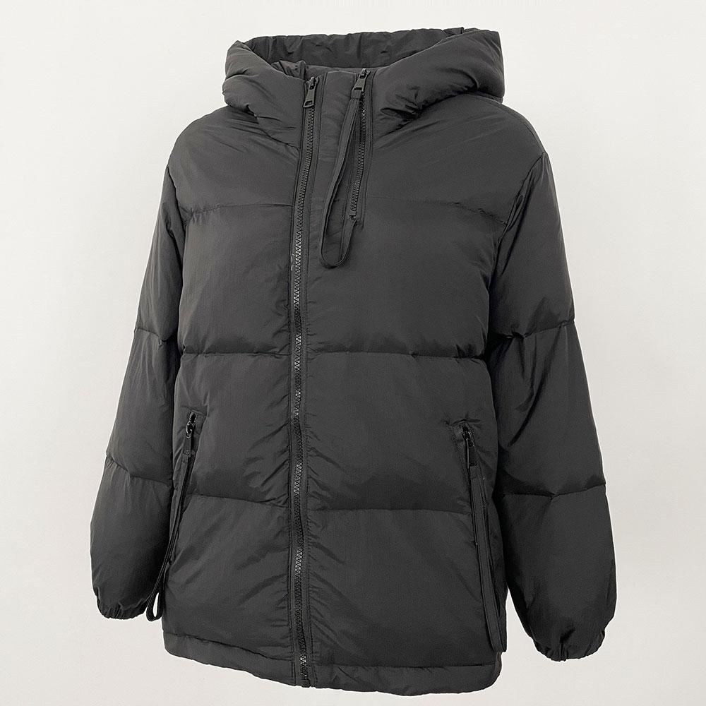 OFTBUY Winter Women Commuting Thickened Down Jacket Warm Hooded Filled with 90% White Duck Down Loose Casual Down Jacket