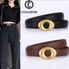 Ремни для женщин Роскошный дизайнерский модный женский ремень для джинсов Женский ремень для платьев Черные брюки Ремни для женщин ZX001