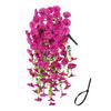 1/2Pcs Hanging Artificial Morning Glory UV Resistant Fake Flower Wedding Party Indoor Outdoor Garden Wall Hanging Faux Flower Decoration