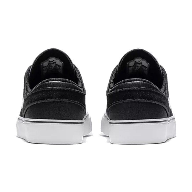 Nike SB Stefan Janoski Замшевые Низкие Кеды для Скейтборда Черно-Белые Унисекс 525104-021