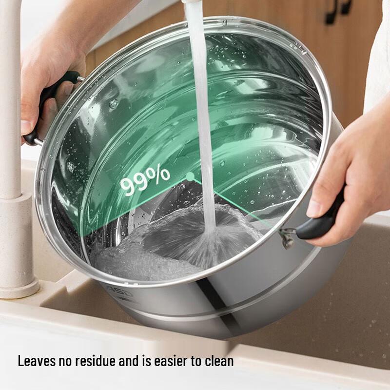 ASD 28cm 3-Layer 304 Stainless Steel Steamer Pot