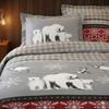 Parure de lit - EDEN - Aigueblanche - Rouge - 220 x 240 cm - 100% coton Oeko‑Tex