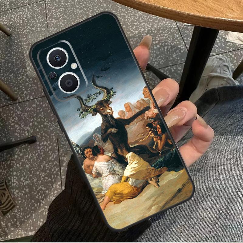 Чехол для телефона OPPO Reno 8 7 6 5 4 Lite 2Z 4Z 5Z 8T 10 OPPO Find X5 X6 Pro X2 Lite X3 Neo с картинами Франсиско Гойи