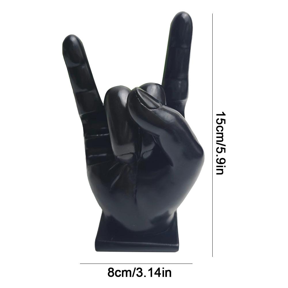 Creative Rock Hand Drum Stick Stand Drumstick Display Stand Rack Resin  Drumstick Holder Home Decoration Funny Gift for Drummer