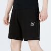 Puma Мужские повседневные шорты с однотонным логотипом, черные 531371-01