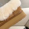 Женские зимние ботинки, мягкие полусапожки, зимняя теплая обувь с хлопковой подкладкой