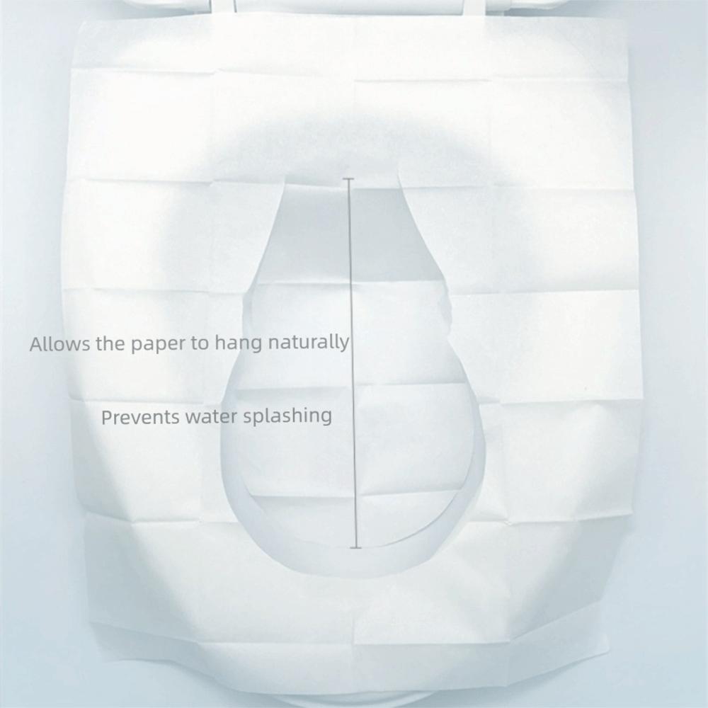 50 PCS Disposable Toilet Seat Covers 10pcs Per Pack Toilet Paper Pads Toilet Seat Mats Hotel