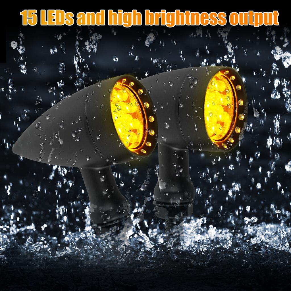 2 шт. светодиодные указатели поворота для мотоцикла, передние и задние указатели поворота для мотоцикла, индикаторы 12 В, указатели поворота для мотоцикла