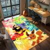Pokemon Anime Rug Carpet Large Area Rug Non Slip Washable Floor Mat Gamer Room Bedroom Home Decor