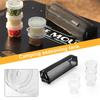 Набор специй для кемпинга с 5 прозрачными бутылками для приправ, набор контейнеров для приправ, контейнер для приправ для кемпинга, для пикника, приготовления барбекю