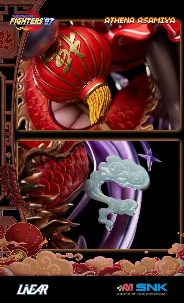 КОРОЛЬ БОЙЦОВ Афина Асамия масштабная полистоун окрашенная готовая фигурка LiNEAR/Kaitendo '97 1/4