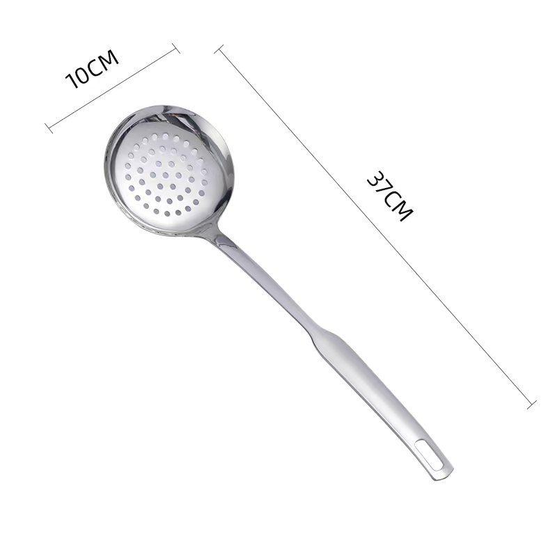HANYANG Stainless Steel Stir-fry Spatula Kitchen Supplies Kitchen Utensils Spatula Fondue Pot Large Leaky Spoon Home Thickening Large Soup Spoon