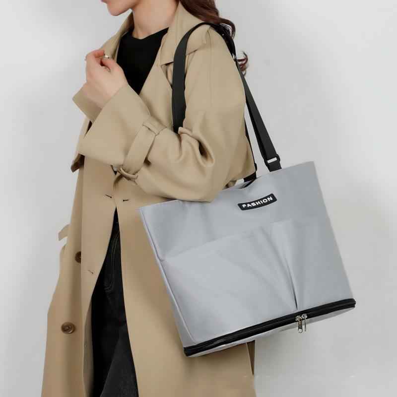 Новая вместительная дорожная сумка на колесах с поворотом на 360 градусов, сумка для продуктов, сумка на колесиках с выдвижной ручкой и колесами