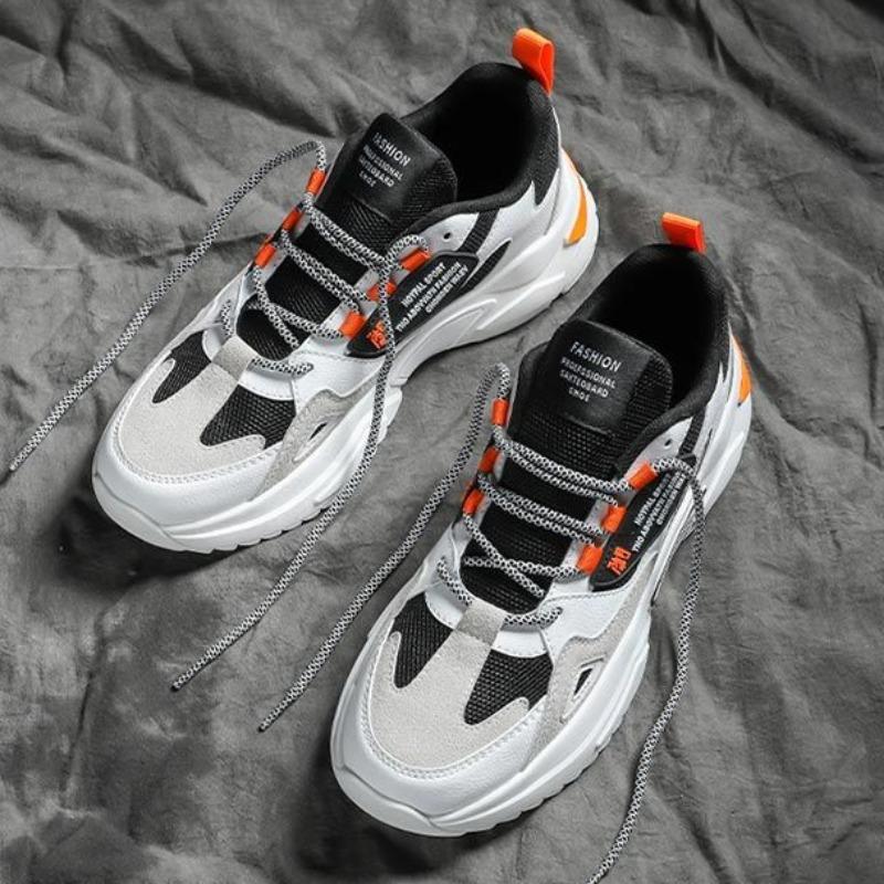 Fashion Male Sneakers Fashion Platform Breathable Running Shoes 2024 New Casual Shoes for Men Mesh Lace-up Trainers Zapatillas De Hombre