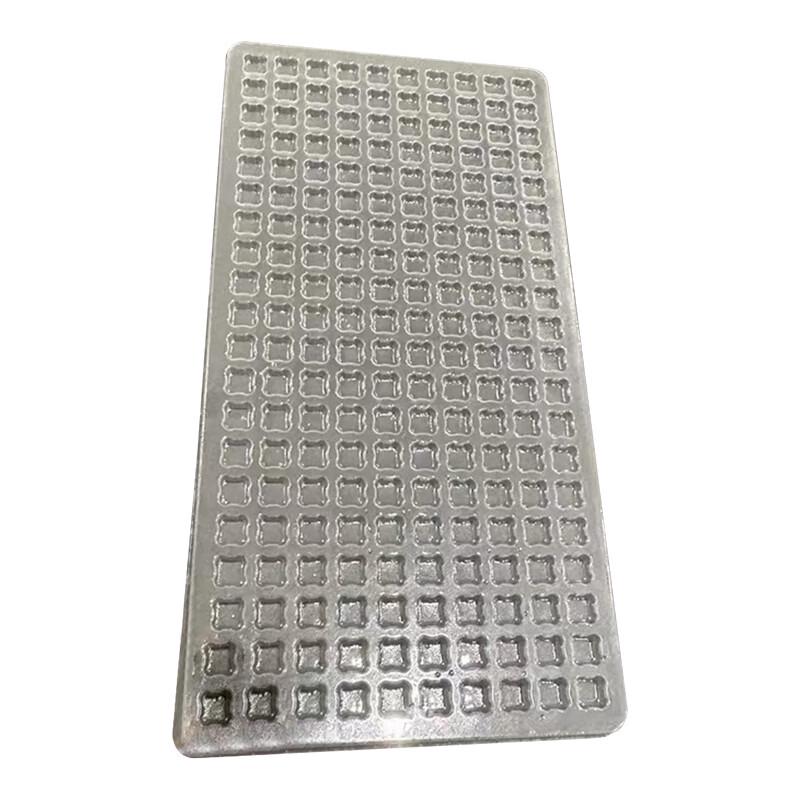 SDXING 200-Cell Square PET Blister Trays (10-Pack)