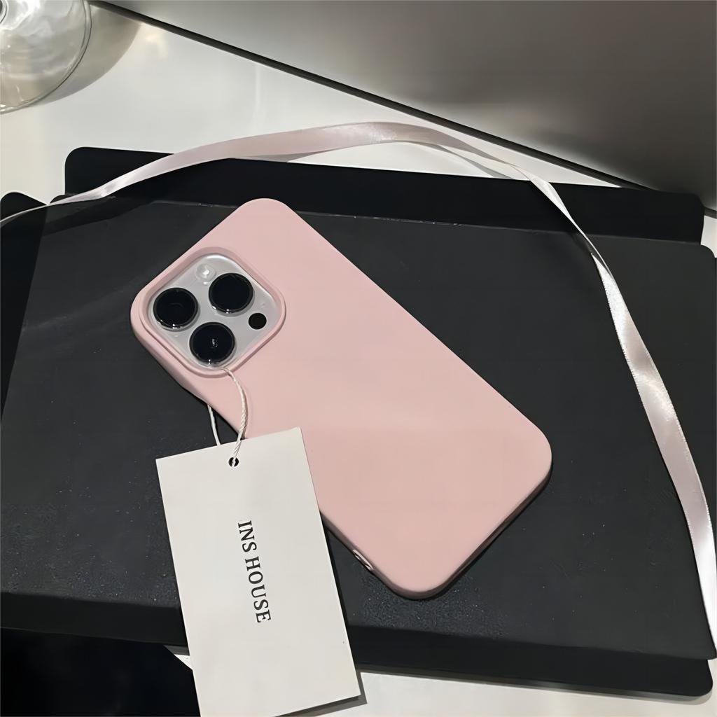 Мягкий Ультратонкий Матовый Чехол для Телефона Конфетного Цвета Для iPhone 11 12 13 14 15 16 Pro Max 14 Plus Силиконовый Противоударный Бампер Задняя Крышка