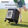 BLACKDOG Складная коляска с двойной дверью и ящиком для хранения, походная тележка, тележка для покупок