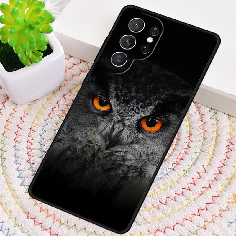 Сельскохозяйственные животные 1 Чехол-книжка с совой для Samsung Galaxy note 10 pro S26 Ultra S23 S24 FE S25 S21 S22 PLUS ударопрочный