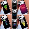 Неоновый Свет Эстетичное Искусство Чехол для Телефона для iPhone 17ProMax 12 13 14 15 16e 17 Pro Max Plus Air Cover