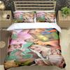 Fashion Spain Hot Female Singer B-bad G-Gyal Print Bedding Set Duvet Cover Comforter Bed  Youth Kids Girl Boys Luxury Gift
