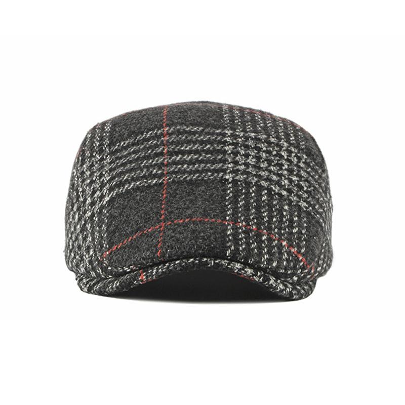 Осенне-зимняя шерстяная кепка в стиле Гэтсби, мужской берет, клетчатая кепка, кепки газетчика для мужчин, британские винтажные шапки для художников, плоские кепки, шляпа плюща Boina