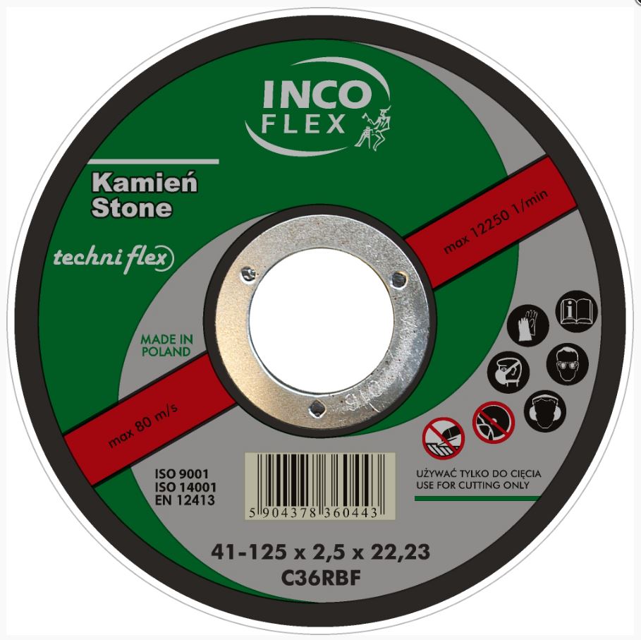 FLAT DISC 98C T1A 125*2.5*22 - T1A 125 C 2