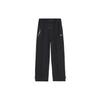 Li Ning Wade Series Loose Straight Leg Knitted Sports Pants Men Pants Black AKXS007-1