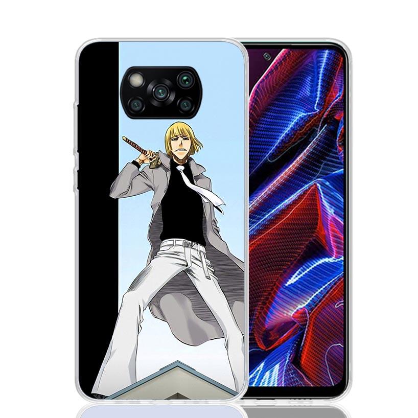 Чехол для телефона Bleach Синдзи Хирако для Xiaomi Poco X7 X6 X5 Pro F7 Ultra Redmi 15C 15 13 13C 12 12C 10 10A 10C 9 9A 9C 9T Cover Poc