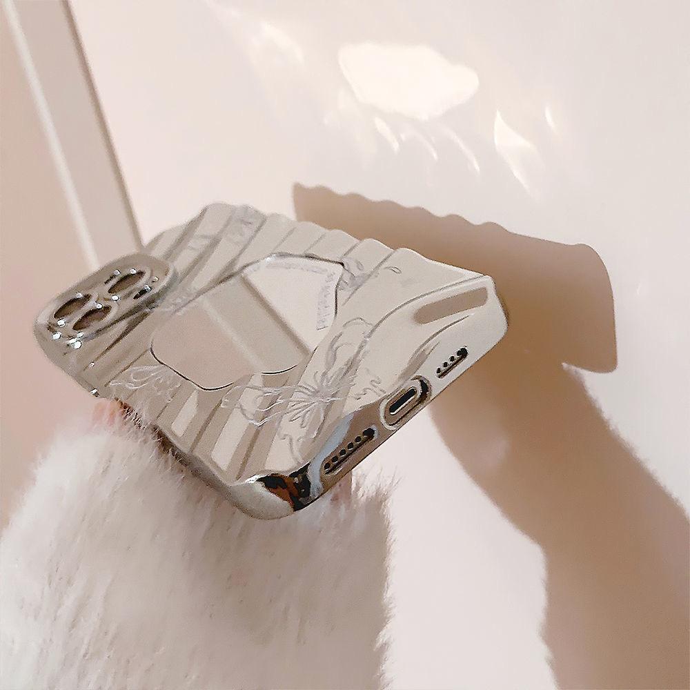 Makeup Mirror Phone Case for iPhone 11 13 16 Pro Max iPhone 14 15 12 13 Pro Max 16 Plus 13 Pro Samsung A55 A54 A15 A12 A52S A34 A14 A30S A53 A52 A50