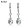 Lindon Copper Alloy Zircon Earrings Drop Earrings For Women Wedding Party Gifts