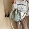 Women's Canvas Bag Multi-Pocket Handbag Single Shoulder Large Capacity Women's Bag Crossbody Bag