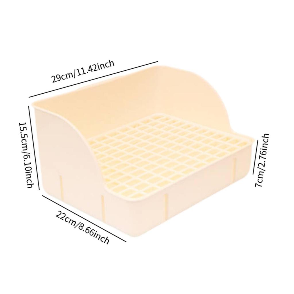 Лоток для туалета для кроликов, туалет для животных, приучение к горшку, угловой туалет для кроликов, ящик для хорька, хомяка, дракона, кошки, морской свинки, голландские принадлежности
