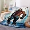 1Pc Aquaman'S Power Pose Blanket Soft And Comfortable Casual Warm Camping Travel Christmas Halloween Xmas Gift M928145