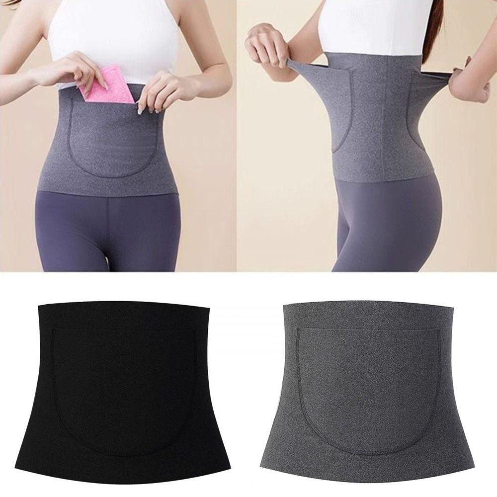 With Double Pocket Girdles Shapewear Thermal Warm Belt Healthy Waist Slim Body Shaper