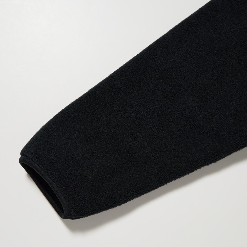 Uniqlo Флисовая куртка на молнии (длинный рукав) цветной блок