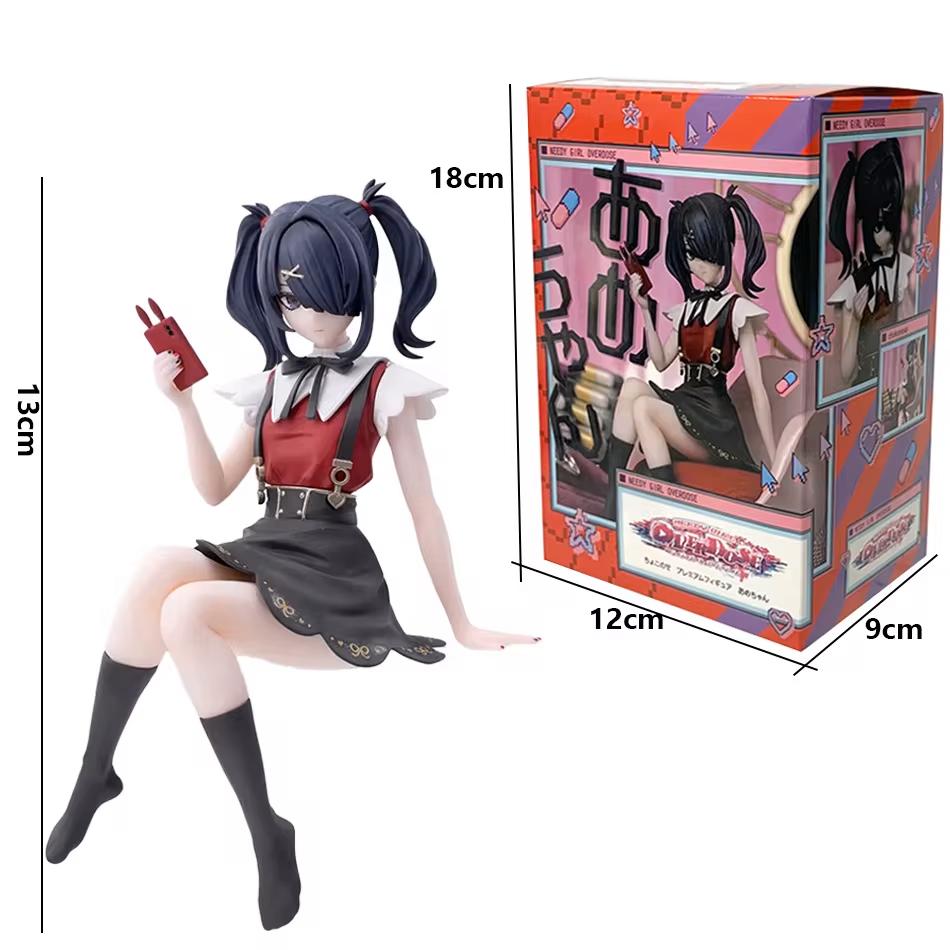 Фигурка Chokonose, Игрушка Модель Аниме ПВХ, Светящийся Орнамент Подарок, NEEDY GIRL OVERDOSE, В наличии