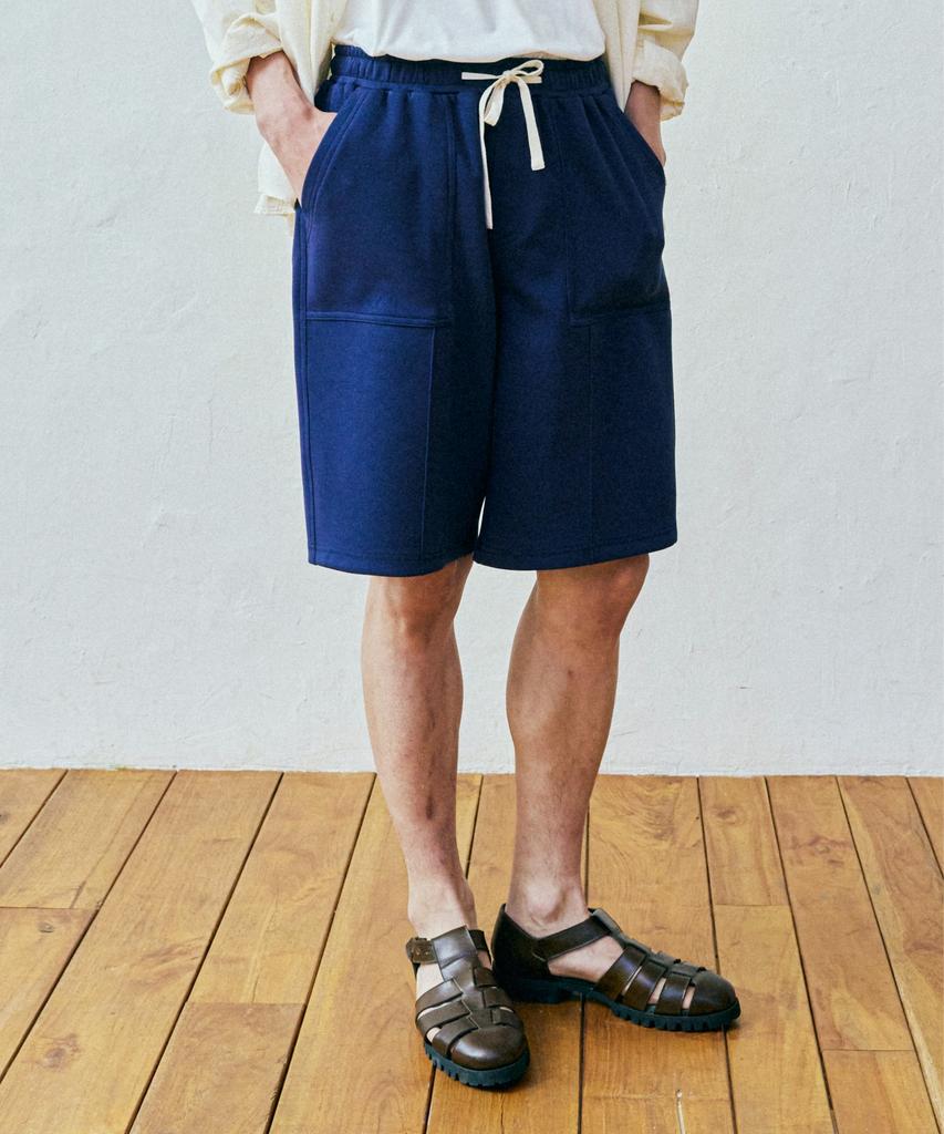 KND Front Seam Fatigue Shorts Navy
