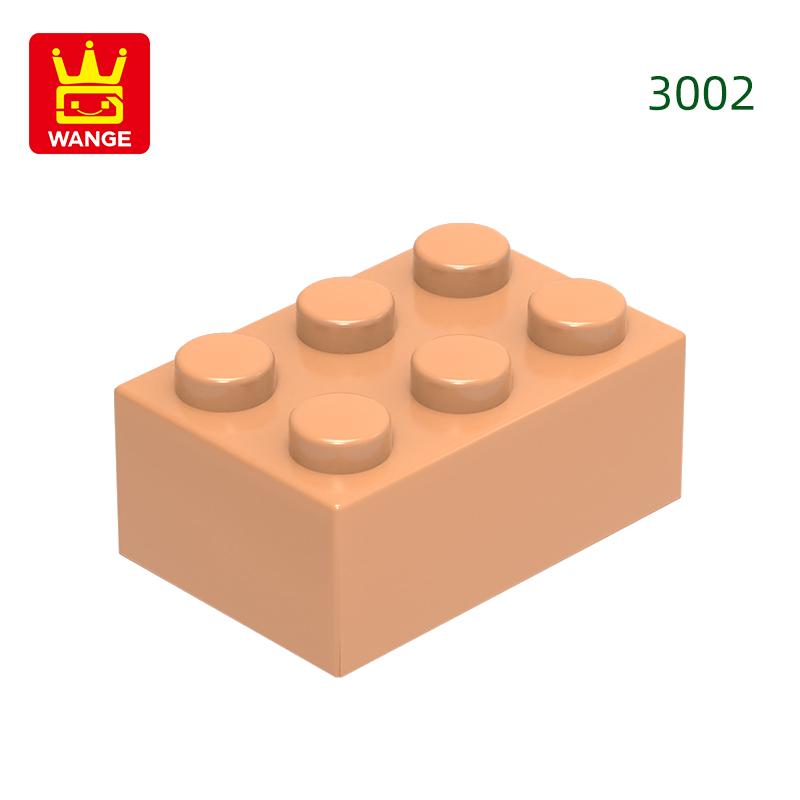 Нетоксичный 55 шт./лот 3002 2x3 Толстые Строительные Блоки Moc Аксессуары Совместимые С Кирпичами Детские Игрушки Подарочная Коробка