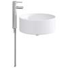Bathroom Basin In Chrome 40.5 X 40.5 X 15.5 Cm Metal