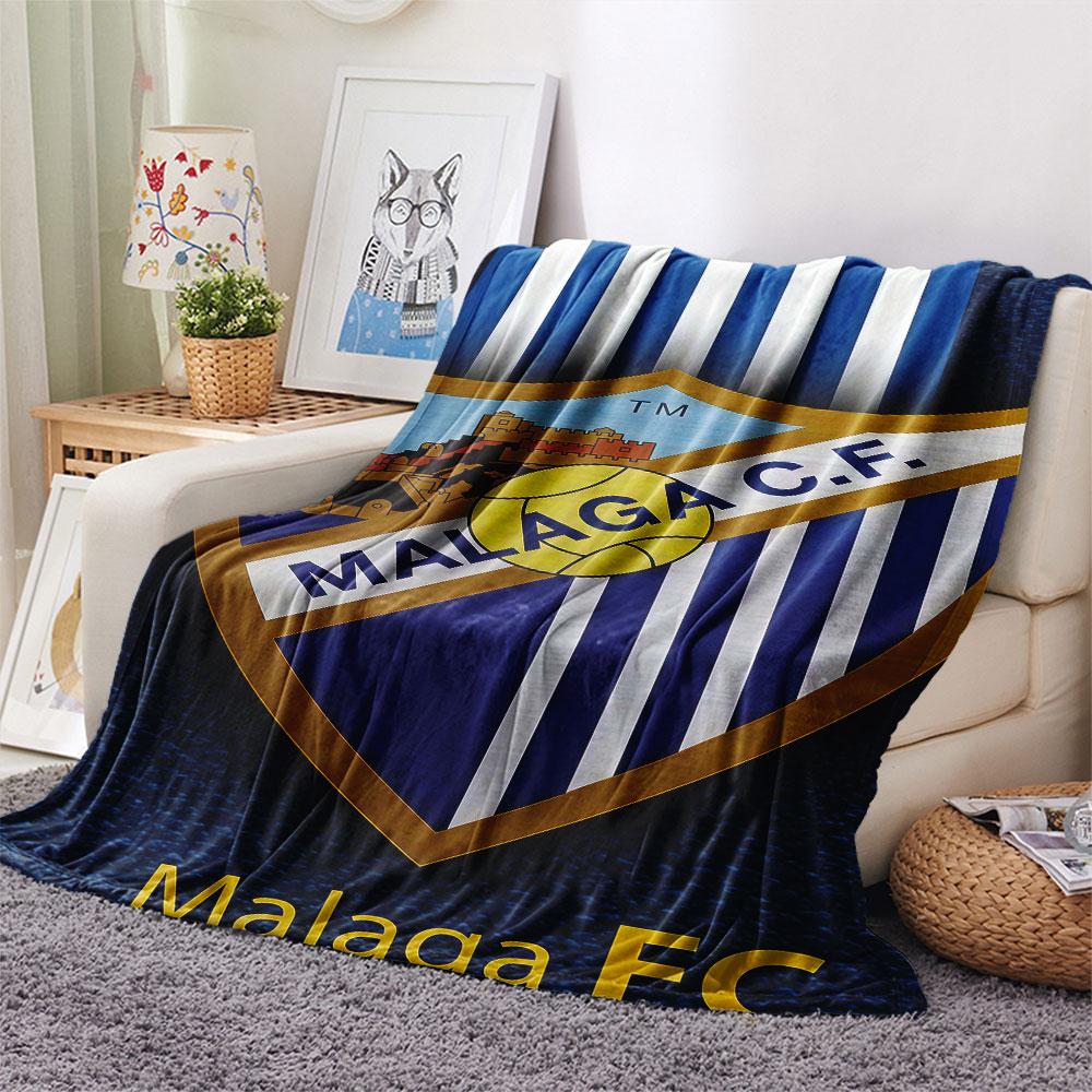 Málaga C.F. poster Blanket, High quality Comfortable for All Seasons, Home Decor, Warmth and Comfort